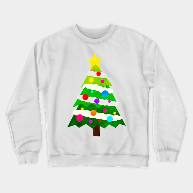 Christmas Tree Crewneck Sweatshirt by Kelly Louise Art
